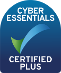 Cyber Essentials Certified Plus emblem, showcasing our organisation's adherence to advanced cybersecurity protocols